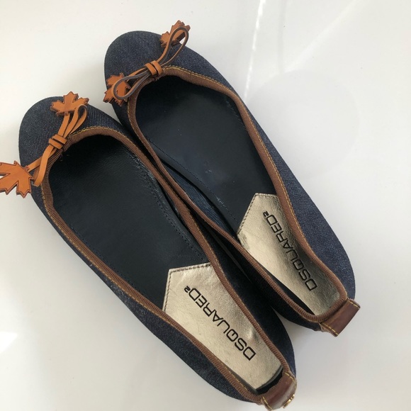 Authentic DSQUARED2 Ballet Flats - Picture 2 of 3